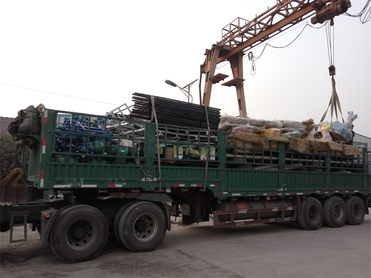 海洋款噴球車(chē)裝車(chē)發(fā)貨